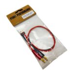 Câble de charge haute performance rose 30 cm - Fiche banane vers prise en T PP0-1001D