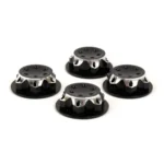 Ecrous borgne alu 17mm noir (4p) T2M  T422624N