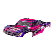CARROSSERIE SLASH 4X2 ROSE PEINTE ET DECOREE CLIPLESS TRX5851-PINK