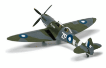 Supermarine Spitfire T.9 TE308 'Grey Nurse', Biggin Hill Heritage Hangar - CORGI 1/72 AA29201
