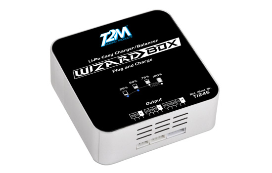 Chargeur Equilibreur Li‐Po 2‐4S 220V T1245 Wizard Box