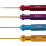 T422554 Set de clés hexagonales 1.5mm, 2mm, 2.5mm, 3mm