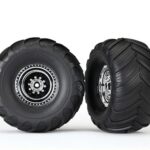 Pneus et roues 3663X Traxxas Bigfoot n° 1 (arrière)