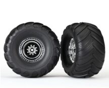 Pneus et roues 3663X Traxxas Bigfoot n° 1 (arrière)