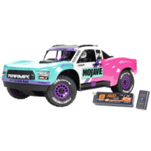 ARRMA 1/16 Mojave Grom 223S Brushless 4X4 RTR carrosserie turquoise ARA2304ST1