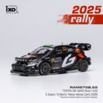 Toyota Yaris GR Hybrid Rally1 33 2ème Rallye Monte Carlo 2025 Elfyn Evans - Scott Martin IXO RAM972B