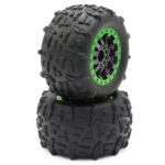 Funtek jeu de deux roues jantes vertes pour le MTX ou STX FTK-21061