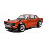 Nissan Skyline (C10) Hakosuka 1970 Orange 1/18 - S1813003 SOLIDO