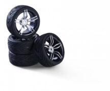 1:10 Jeu de roues 10 Sp.Design (4) argenté 500900173