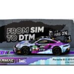 Porsche 911 GT3 R, DTM-Saison, 2023, T.Heinemann, 1:64, Tarmac Works T64-084-23DTM09