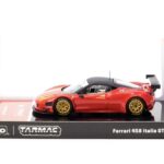 Ferrari 458 Italia GT3 Rouge, échelle 1/64, Tarmac T64R-073-RE