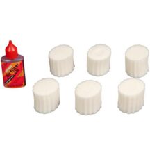 TORNADO Tornado 6 double mousses ovales + huile pour filtre à air 1/8