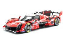 Toyota GR010 Hybrid #7 Conway/Kobayashi/de Vries 5th 24H Le Mans 2025 Toyota Gazoo Racing 40 Years Le Mans Toyota Retro Livery 1:18 Ixo Models