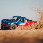 ARRMA 1/8 MOJAVE 4S 4X4 RTR Brushless Desert Truck, Blue/Red ARA4404T2