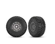 ROUES MONTEES COLLEES BFG TOUT TERRAIN GRISES 1,4 » (2) – MINI SLASH TRX10870