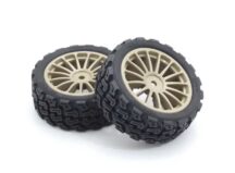 Pneus Rallye 1:10 Kyosho Fazer FZ02-R Montes-Colles Rally Tires (2) FATH708GM