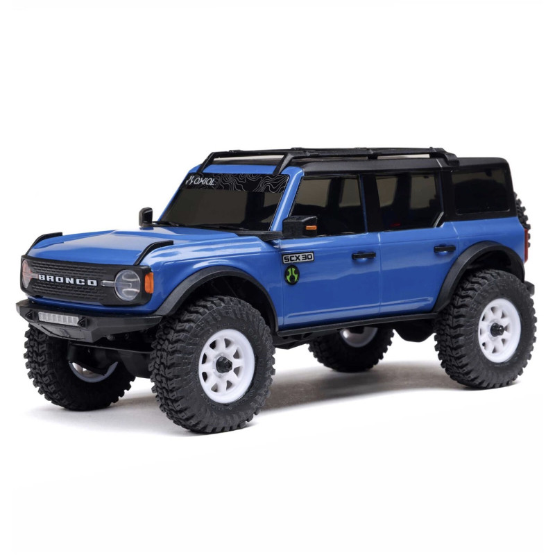 Crawler 1/30 Ford Bronco 4X4 RTR SCX30 bleu - AXI-2048T1 – Image 3