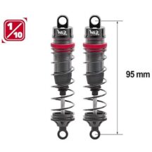 Hobbytech amortisseurs en aluminium 95mm gros volume pour voiture RC 1/10 HTR-510095