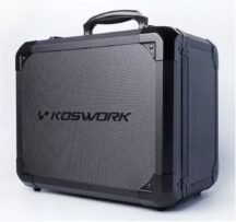 KOSWORK Valise Alu V2 pour radio FlySky Noble NB4 (Koswork Mini Black Case), KOS32302-NB4