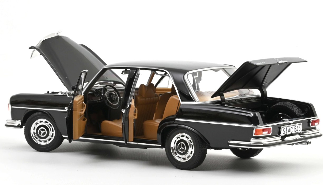 Mercedes-Benz 280 SE 1968 Noir 1/18 183360 – Image 2