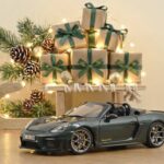 Porsche 718 Spyder RS ​​avec Weissach Pack 2023 Vert Forêt 1:18 collection 187272