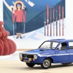 Renault 12 Gordini sans pare-chocs 1971 Bleu de France Bleu 1:18 miniature de collection 185248