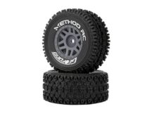 Method RC MTD0202G Geoform 1:16 SC pneu sur jante Hex 12mm gris (2) pour Arrma Mojave Grom