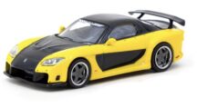 Tarmac Works 1:64 Mazda RX-7 VeilSide Fortune7 Jaune / Noir T64G-075-YE