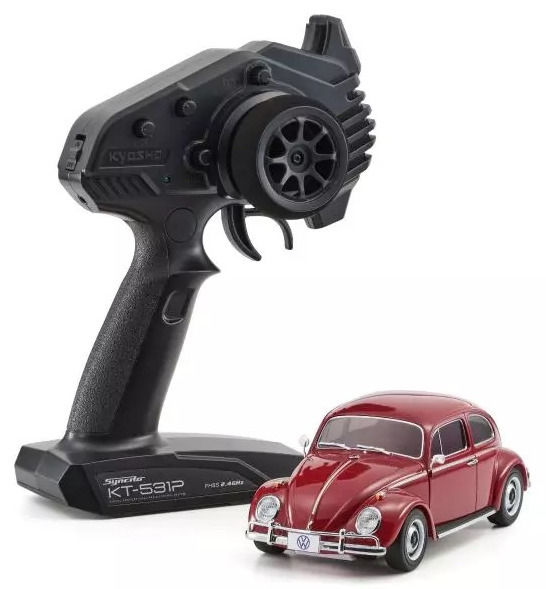 Kyosho Mini-Z MR04 RWD Volkswagen Beetle 1300 1966 Ruby Red, 32374RR
