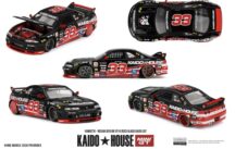 Mini GT - Nissan Skyline GT-R ( R33 ) Black Kaido Cat 1995 - Kaido House - Échelle 1/64 KHMG276