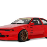 Toyota Sprinter Trueno AE86 WideBody Ferrari rosso 1985 OT1278 OttoMobile