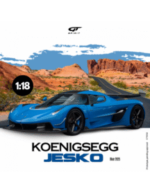 Koenigsegg Jesko 2025 Blue 1/18 - GT1002 GT SPIRIT