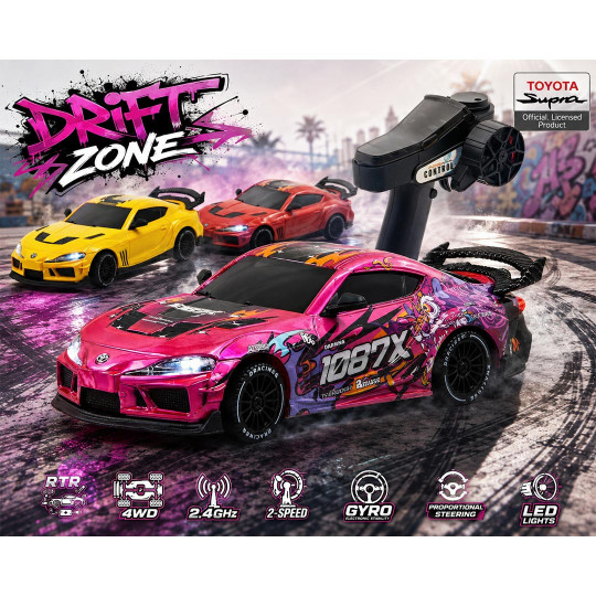 Toyota Supra Drift RC Voiture 1/43 1087X Z87D4301P – Image 3