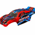 Traxxas TRX3734-RED Carreau Rustler rouge clipless TRX3734-RED