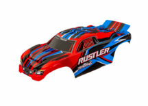 Traxxas TRX3734-RED Carreau Rustler rouge clipless TRX3734-RED